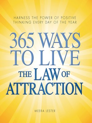cover image of 365 Ways to Live the Law of Attraction